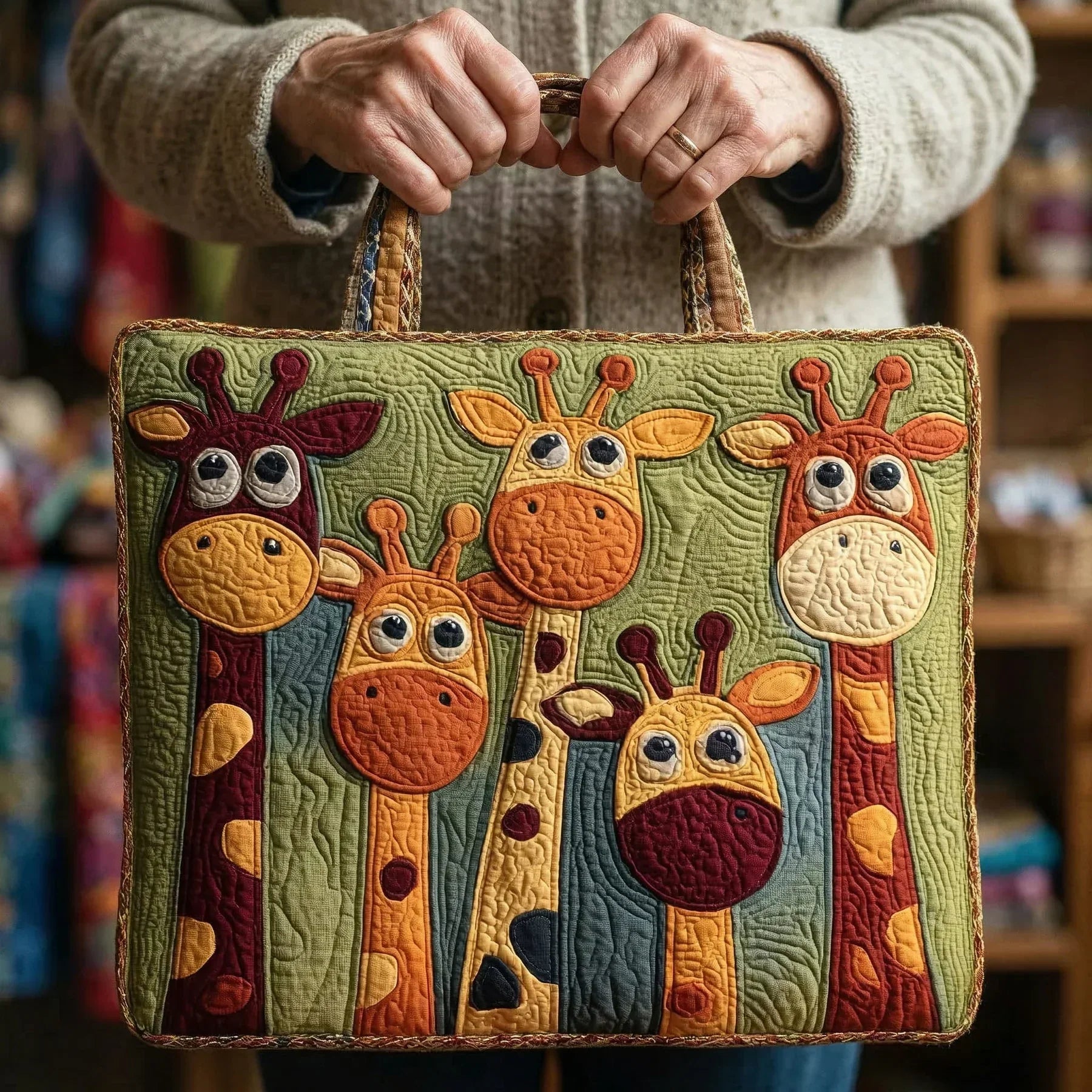 Borsa Artigianale giraffa – Idea Regalo