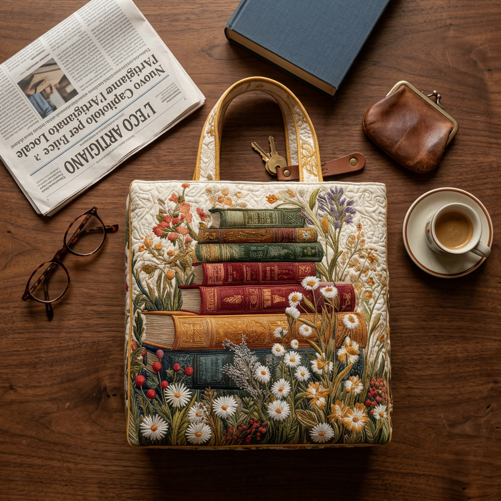 Borsa Artigianale motivo floreale – Elegante e Pratica