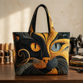 Borsa Trapuntata gatto misterioso – Capiente e Leggera